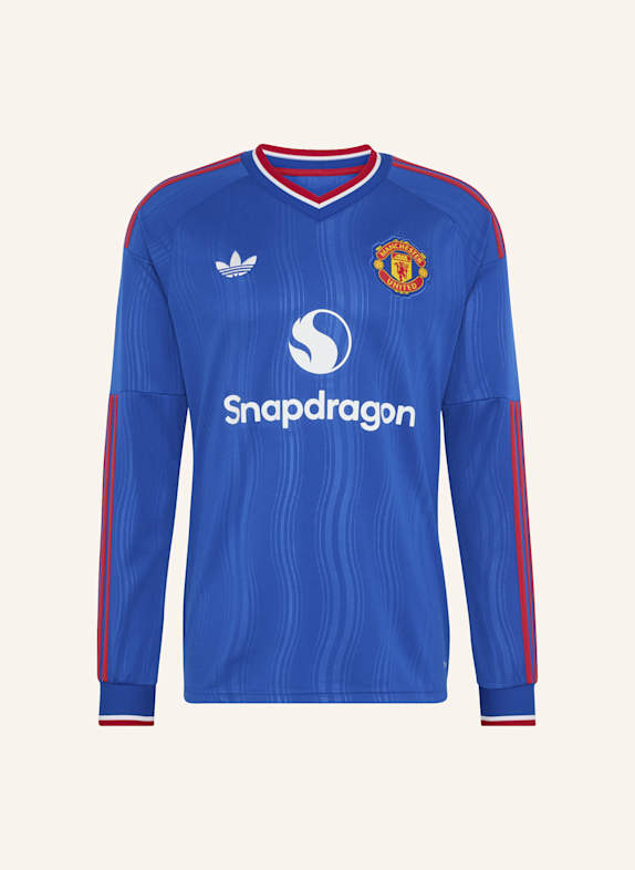 adidas MANCHESTER UNITED 26/27 AUSWÄRTSTRIKOT, LANGÄRMELIG BLAU
