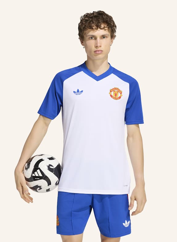 adidas MANCHESTER UNITED 26/27 PRE-MATCH TRIKOT WEISS