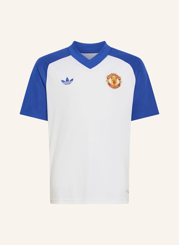 adidas MANCHESTER UNITED 26/27 KIDS PRE-MATCH TRIKOT WEISS