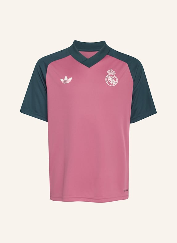 adidas REAL MADRID 26/27 KIDS PRE-MATCH TRIKOT ROSA/ GRÜN