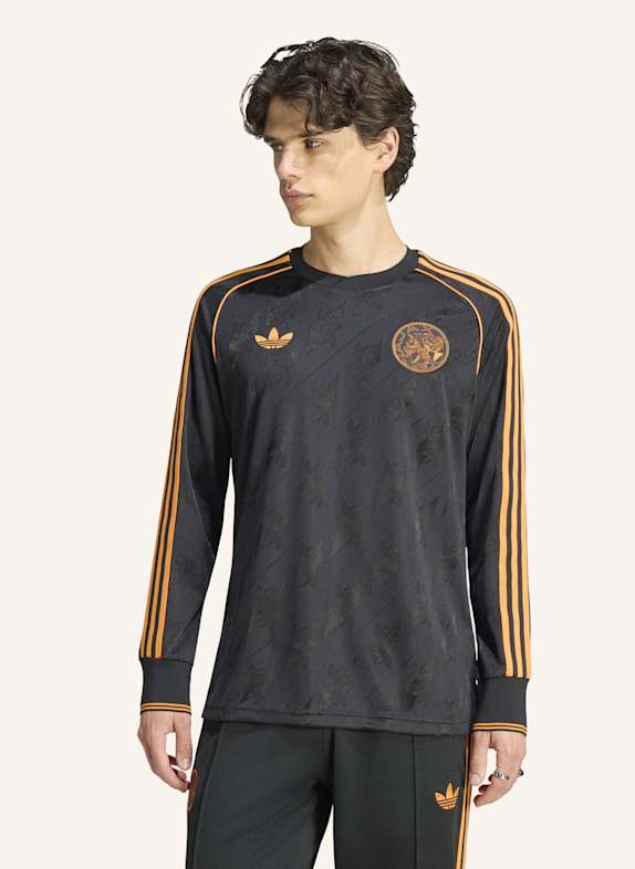 adidas AJAX AMSTERDAM ORIGINALS TRIKOT, LANGÄRMELIG SCHWARZ