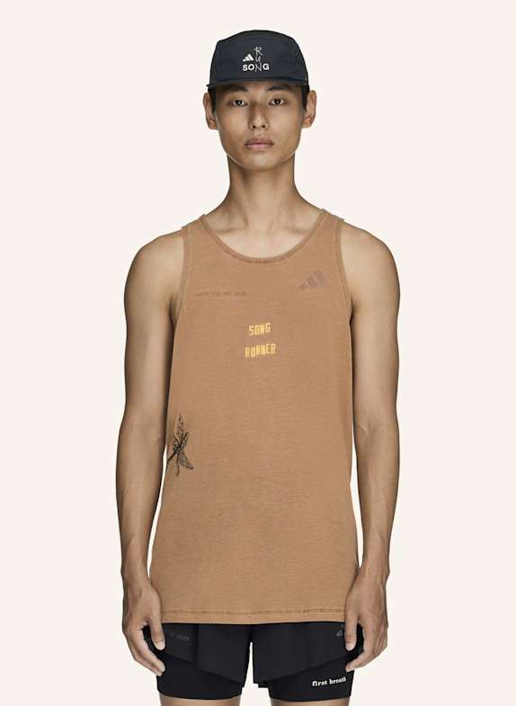adidas ADIDAS RUNNING X SONG FOR THE MUTE TANKTOP BRAUN
