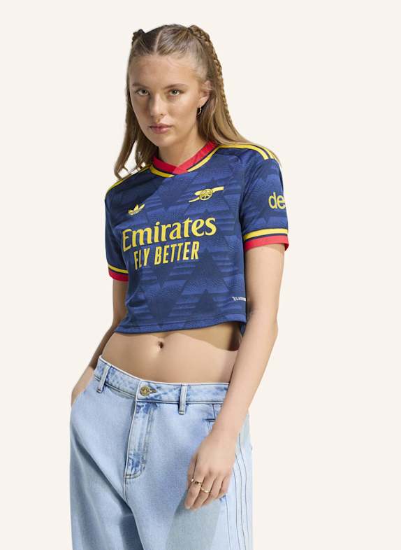 adidas ARSENAL FC 26/27 AUSWÄRTSTRIKOT, KÜRZER GESCHNITTEN BLAU