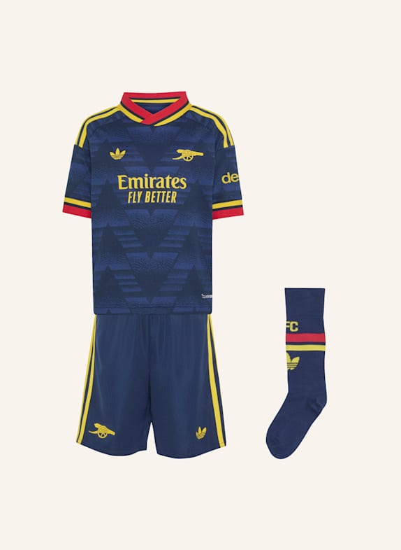 adidas FC ARSENAL 26/27 KIDS AUSWÄRTSAUSRÜSTUNG BLAU