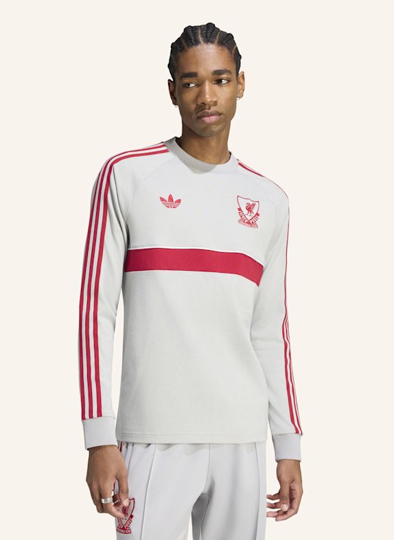 adidas LIVERPOOL FC ORIGINALS LANGARMSHIRT GRAU