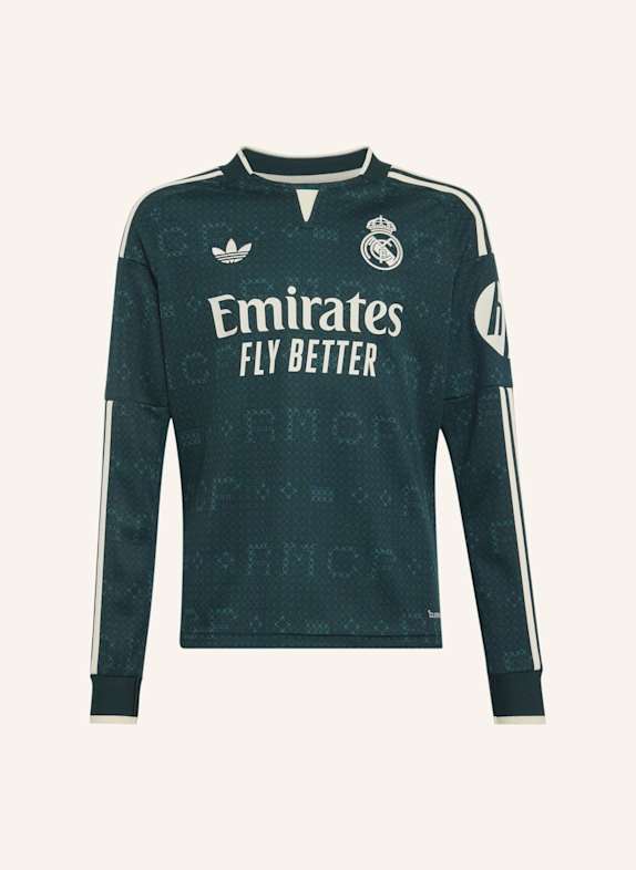 adidas REAL MADRID 26/27 KIDS LANGÄRMELIGES AUSWÄRTSTRIKOT GRÜN