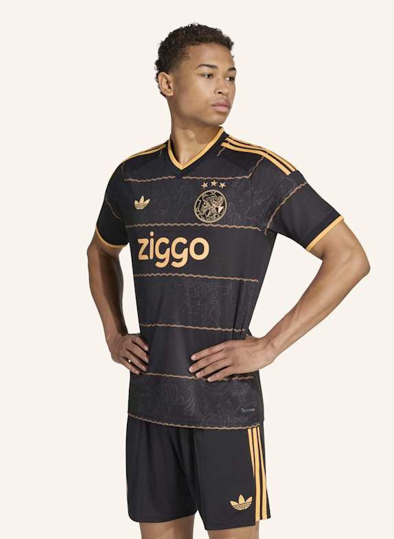adidas AJAX AMSTERDAM 26/27 AUSWÄRTSTRIKOT SCHWARZ/ ORANGE