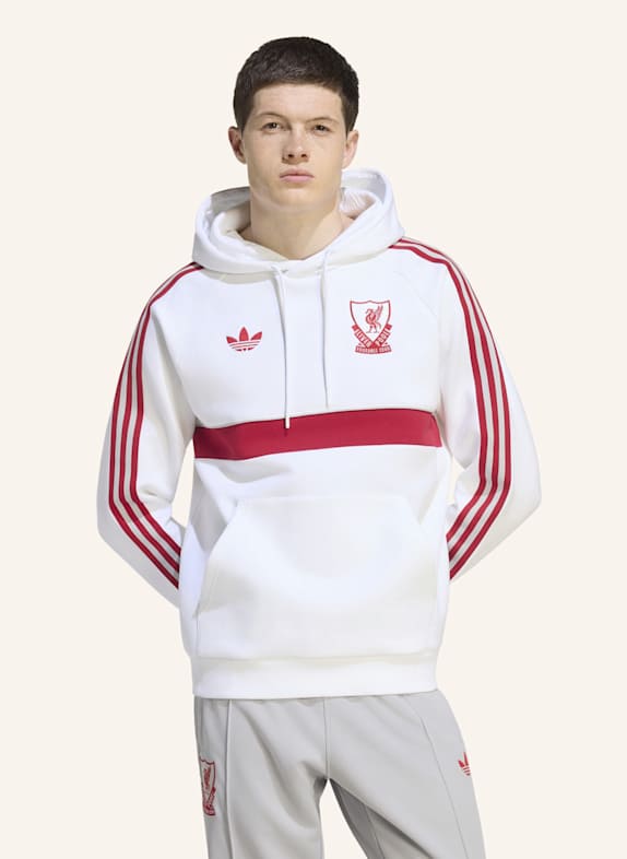 adidas FC LIVERPOOL ORIGINALS HOODIE WEISS