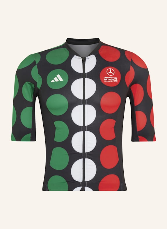 adidas MERCEDES - AMG PETRONAS FORMULA 1 TEAM IMOLA CYCLING JERSEY SCHWARZ/ GRÜN/ WEISS/ ROT