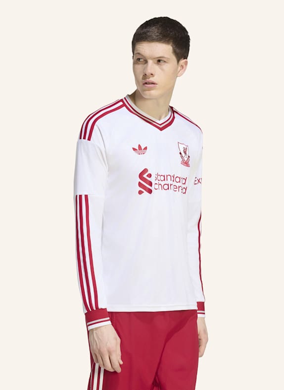 adidas FC LIVERPOOL 26/27 AUSWÄRTSTRIKOT, LANGÄRMELIG WEISS