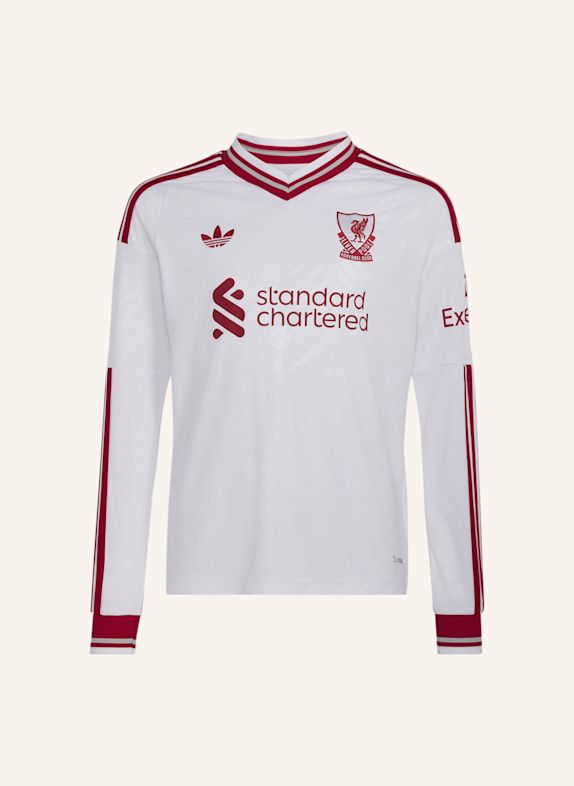 adidas LIVERPOOL FC 26/27 KIDS AUSWÄRTSTRIKOT, LANGÄRMELIG WEISS