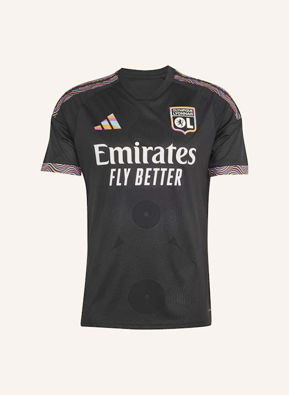 adidas OLYMPIQUE LYONNAIS 26/27 AUSWEICHTRIKOT SCHWARZ