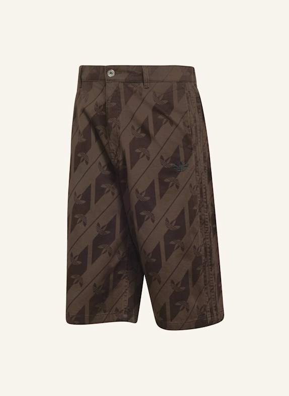 adidas Originals MONOGRAMM-JORTS BRAUN