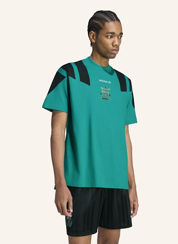 adidas LIVERPOOL FC EQT T-SHIRT GRÜN / SCHWARZ