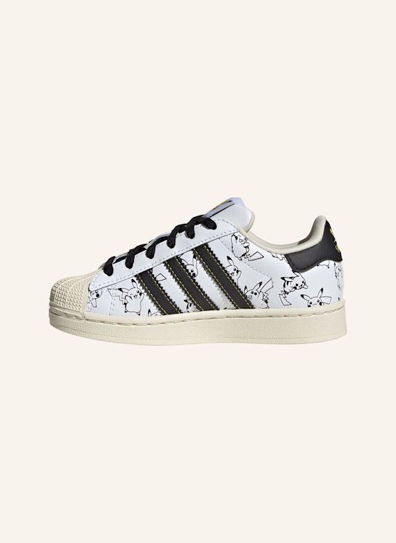 adidas Originals ADIDAS POKÉMON SUPERSTAR II SCHUH WEISS / SCHWARZ / GOLD