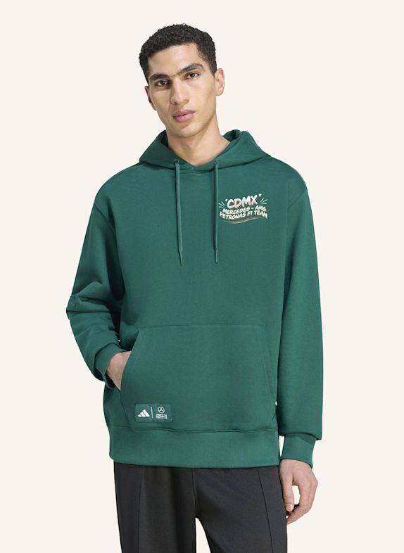 adidas MERCEDES - AMG PETRONAS FORMULA 1 TEAM MEXIKO CITY HOODIE GRÜN