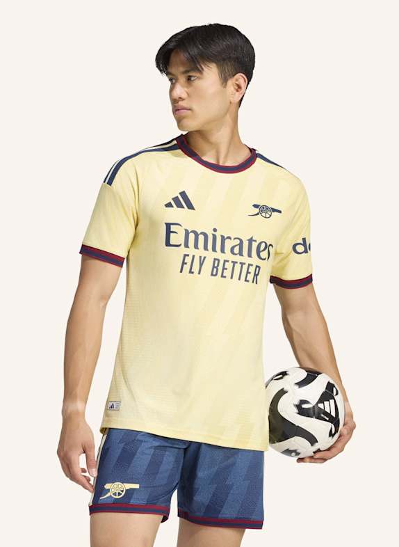 adidas FC ARSENAL 26/27 AUTHENTIC AUSWEICHTRIKOT GELB