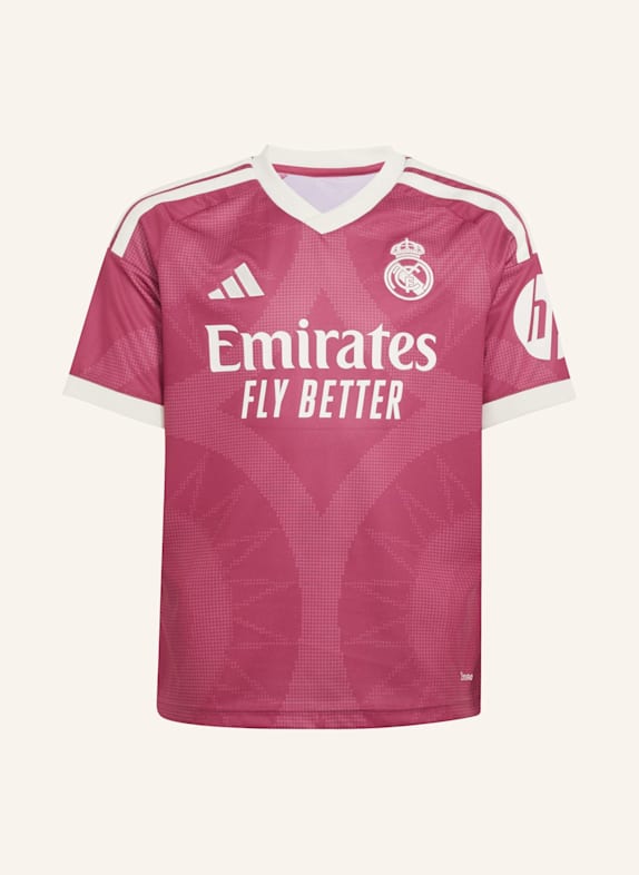 adidas REAL MADRID 26/27 KIDS AUSWEICHAUSRÜSTUNG ROSA