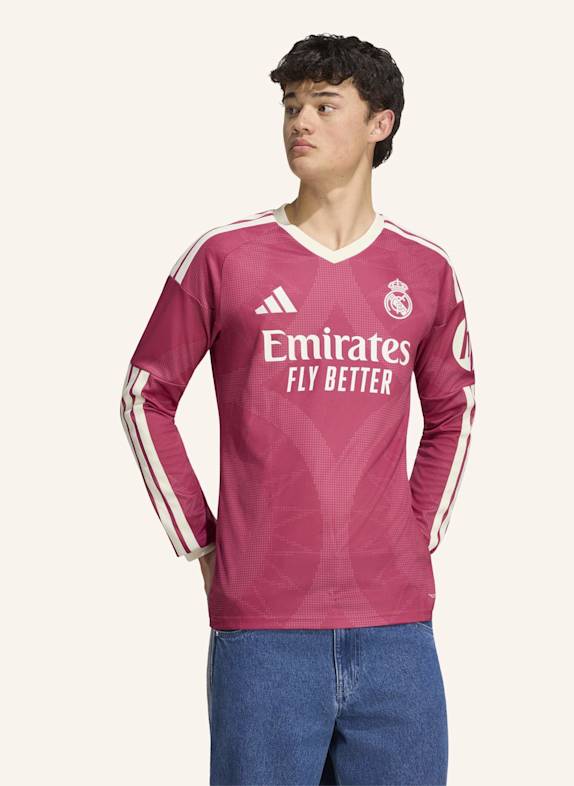 adidas REAL MADRID 26/27 AUSWEICHTRIKOT, LANGÄRMELIG ROSA