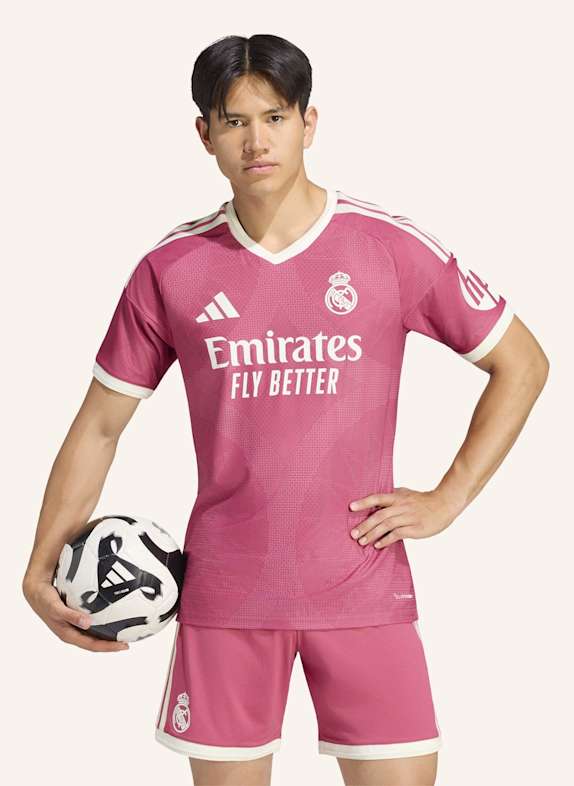 adidas REAL MADRID 26/27 AUTHENTIC AUSWEICHTRIKOT ROSA