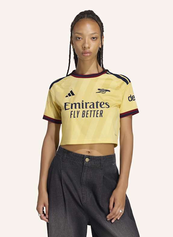 adidas FC ARSENAL 26/27 AUSWEICHTRIKOT, KÜRZER GESCHNITTEN GELB