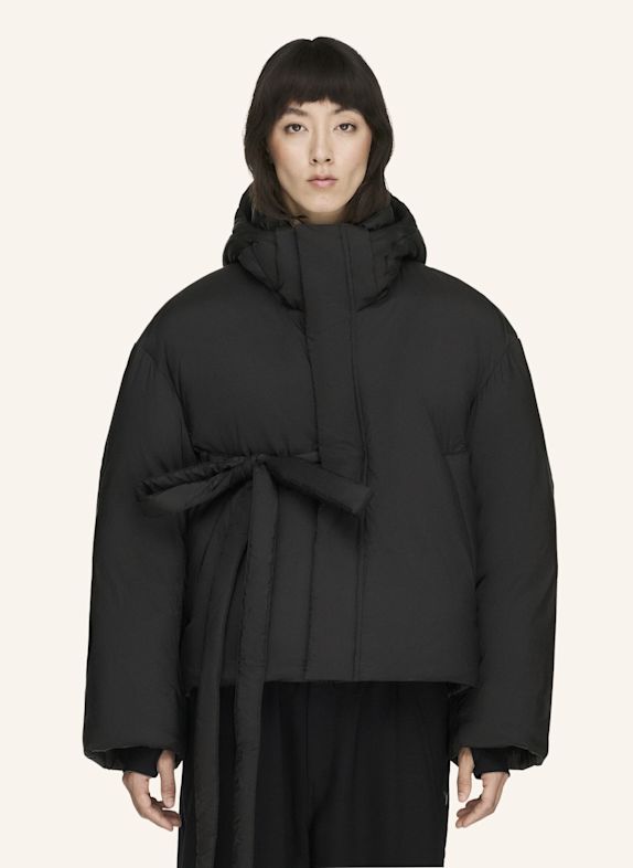 Y-3 Y-3 PUFFER JACKE, KAPUZE SCHWARZ
