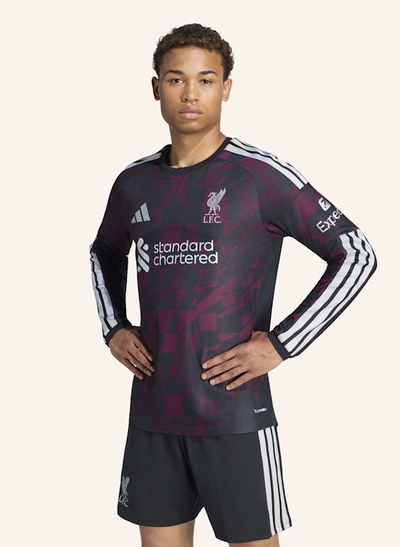 adidas LIVERPOOL FC 26/27 AUTHENTIC AUSWEICHTRIKOT, LANGÄRMELIG SCHWARZ