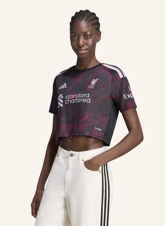 adidas FC LIVERPOOL 26/27 AUSWEICHTRIKOT, KÜRZER GESCHNITTEN SCHWARZ