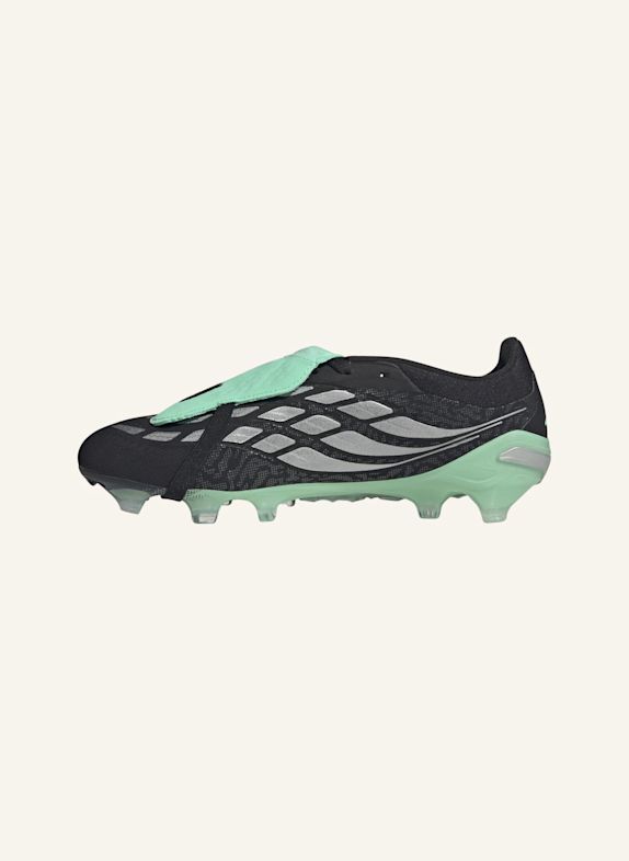 adidas PREDATOR PRO FUSSBALLSCHUH, FESTE BÖDEN, UMSCHLAGBARE ZUNGE SCHWARZ