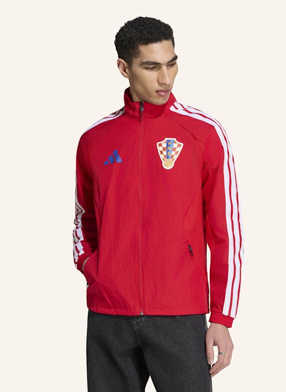 adidas KROATIEN ANTHEM HEIMJACKE ROT