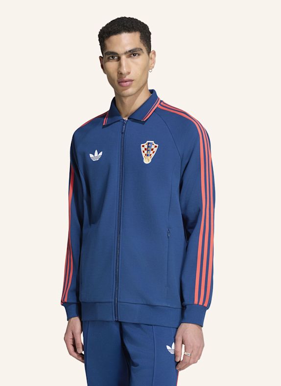 adidas CROATIA AWAY ANTHEM JACKE BLAU