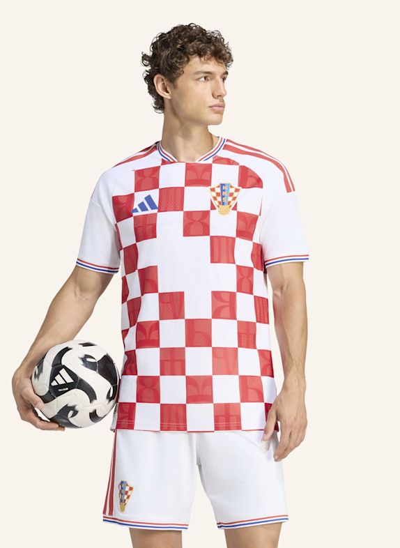 adidas KROATIEN 26 AUTHENTIC HEIMTRIKOT WEISS
