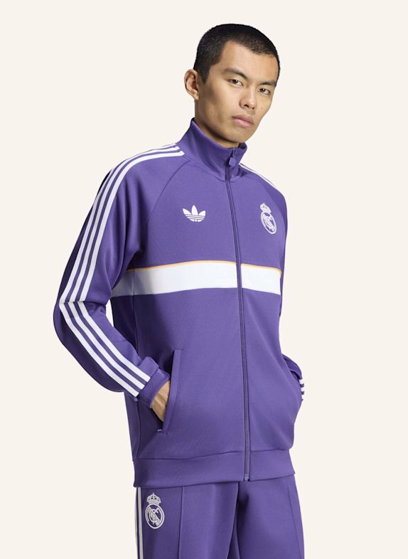 adidas REAL MADRID ORIGINALS JACKE LILA