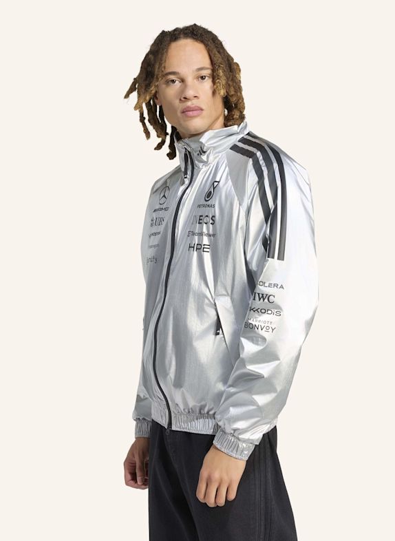 adidas MERCEDES - AMG PETRONAS FORMULA 1 TEAM SILVER JACKE SILBER