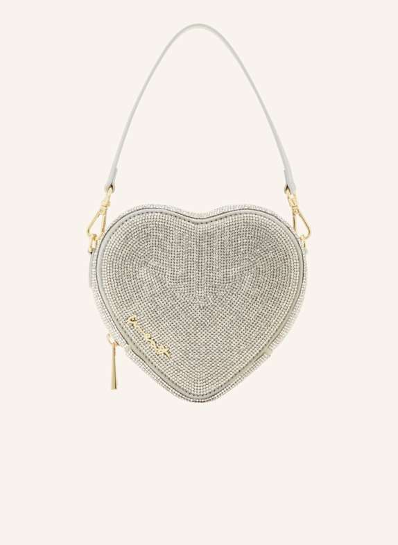 WEAT Handtasche MIDI HEART SILBER