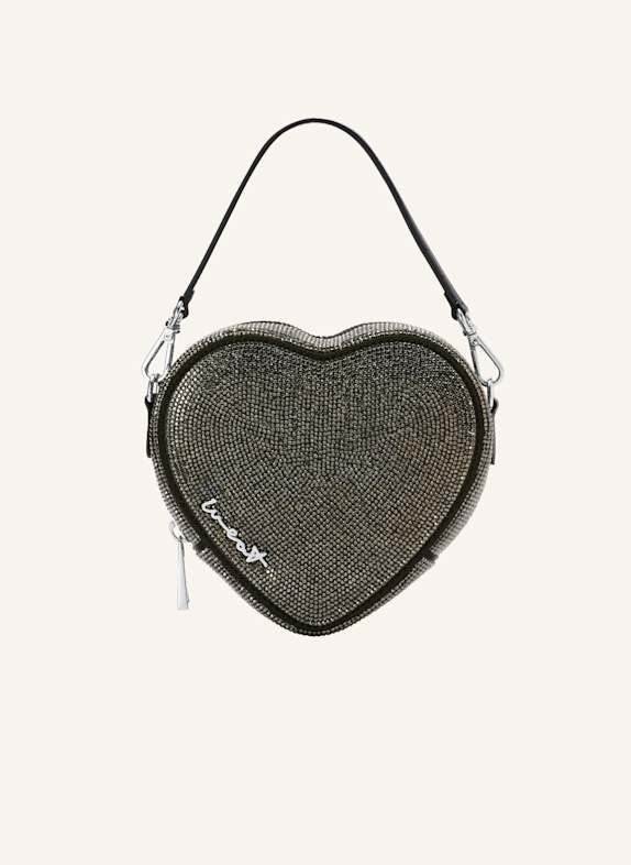 WEAT Handtasche MIDI HEART SCHWARZ