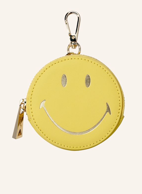 WEAT Anhänger COIN SMILEY GELB