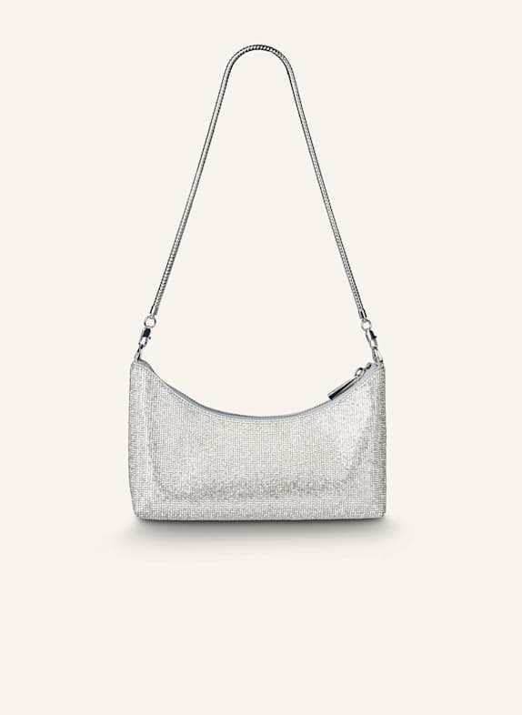 WEAT Handtasche BAGUETTE SILBER