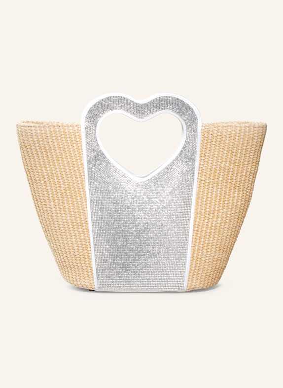 WEAT Handtasche MINI TOTE SILBER