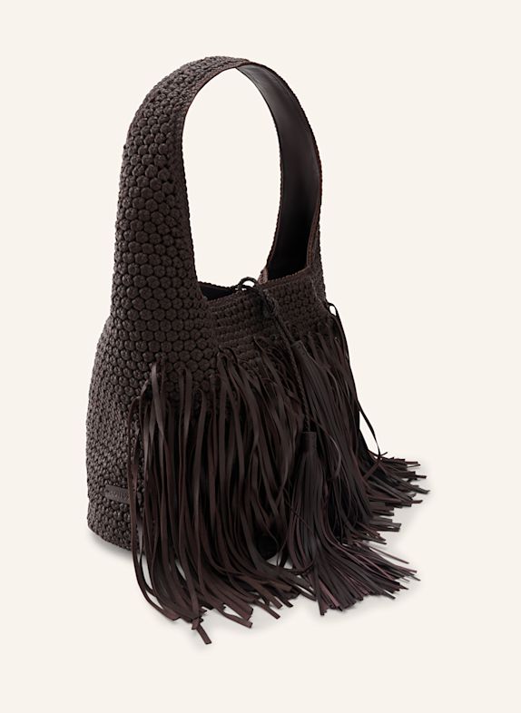 LOTTUSSE Hobo-bag NOODBAG BRAUN