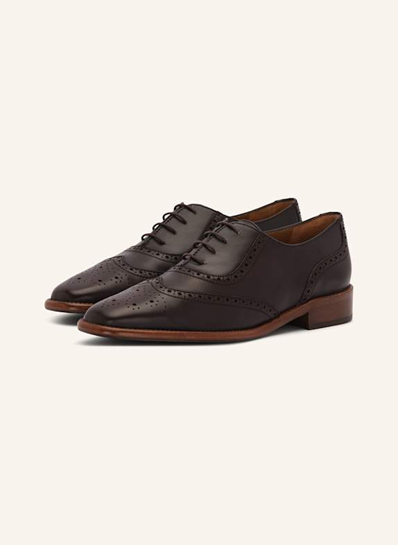 LOTTUSSE Derby-Brogue DEIA DUNKELBRAUN