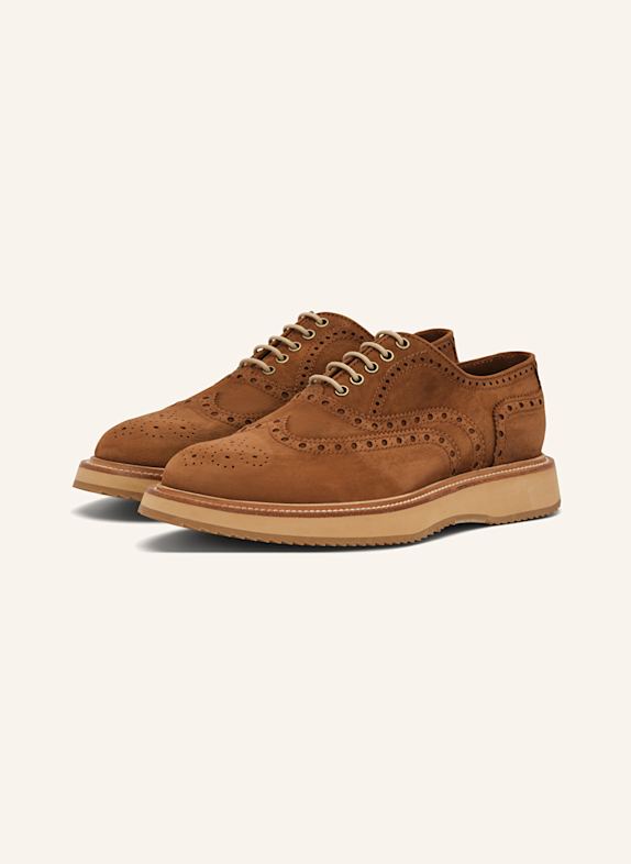 LOTTUSSE Oxford Brogue HAFEN BRAUN