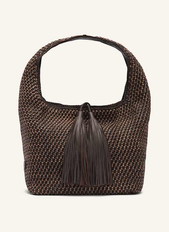 LOTTUSSE Große Tasche NOODBAG DUNKELBRAUN