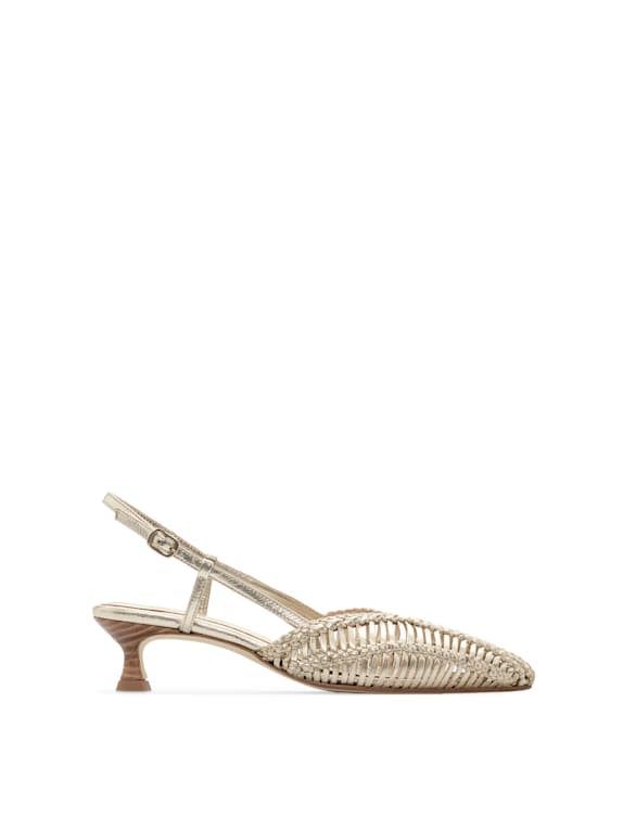 LOTTUSSE Slingbacks EDIT GOLD