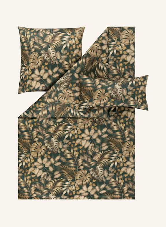 ESTELLA Bettwäsche YARA GRÜN/ DUNKELGRÜN