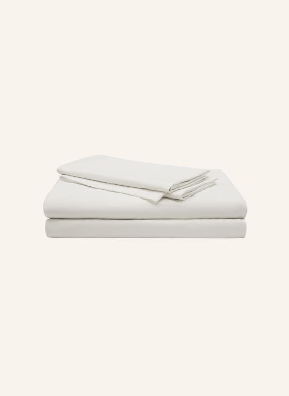 ROYFORT Bettwäsche-Set BAUMWOLLE-CASHMERE CREME/ WEISS