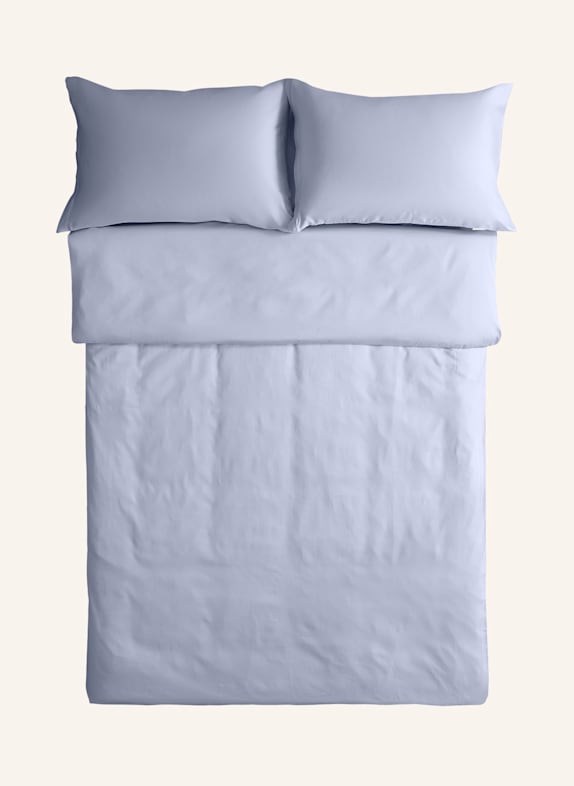 ROYFORT Bettwäsche-Set BAUMWOLLE HELLBLAU