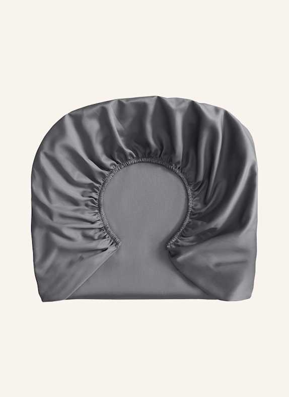 ROYFORT Spannbettlaken BAUMWOLLE DUNKELGRAU