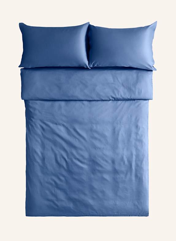 ROYFORT Bettwäsche-Set BAUMWOLLE BLAU
