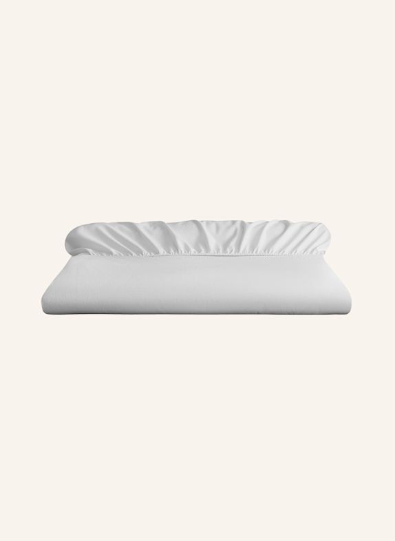 ROYFORT Spannbettlaken BAUMWOLLE-CASHMERE WEISS